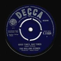THE ROLLING STONES It's All Over Now Vinyl Record 7 Inch Decca 1964 Original 1st Press F.11934 45rpm