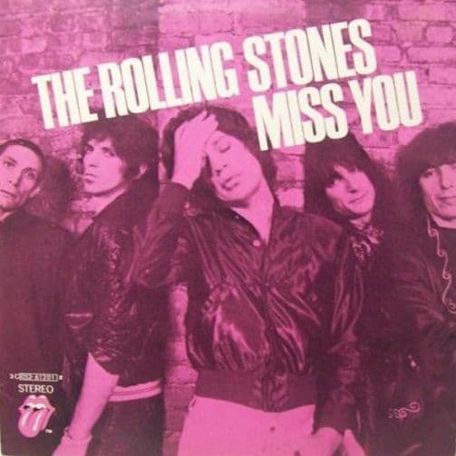 THE ROLLING STONES Miss You Vinyl Record 12 Inch Italian Rolling Stones 1978