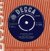 THE ROLLING STONES Not Fade Away Vinyl Record 7 Inch Decca 1964 F.11845 Single 45rpm Company Sleeve