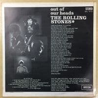 THE ROLLING STONES Out Of Our Heads Vinyl Record LP Decca 1968