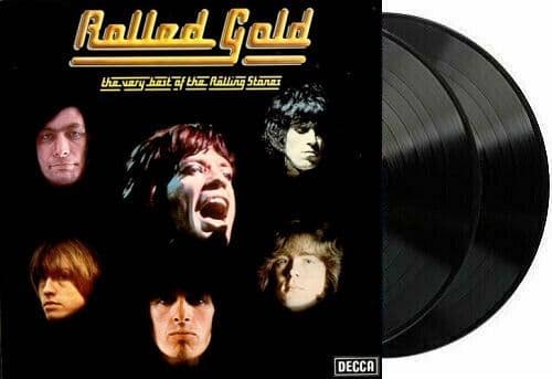 THE ROLLING STONES Rolled Gold Vinyl Record LP Decca 1975