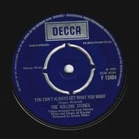 THE ROLLING STONES Sad Day Vinyl Record 7 Inch Decca 1973 Rare Single F 13404 4-Pronged Boxed Label