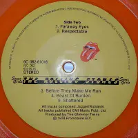 THE ROLLING STONES Some Girls Vinyl Record LP Dutch Rolling Stones 1978 Orange Vinyl Uncensored TJ