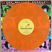 THE ROLLING STONES Some Girls Vinyl Record LP Dutch Rolling Stones 1978 Orange Vinyl Uncensored TJ