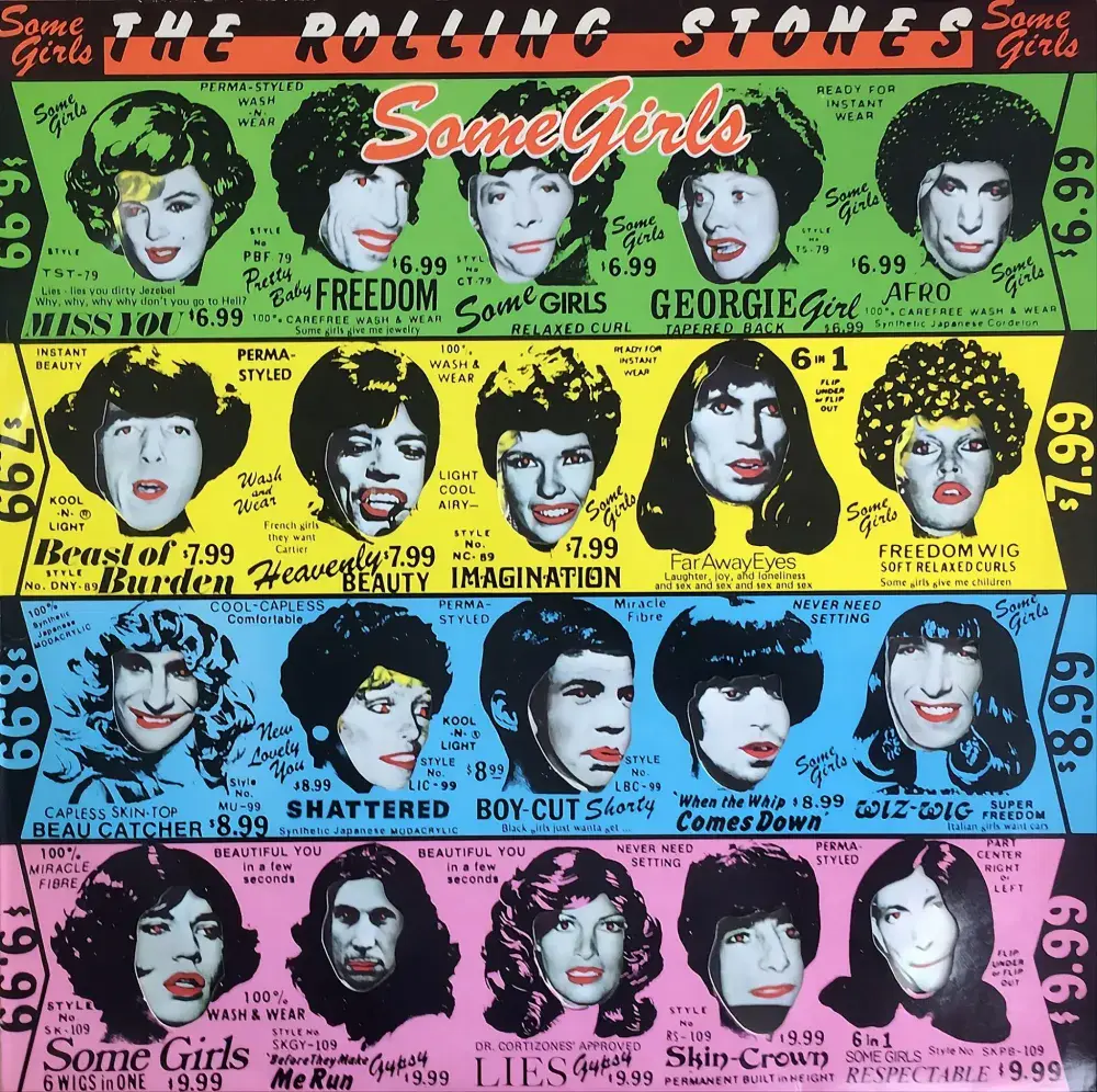 THE ROLLING STONES Some Girls Vinyl Record LP Dutch Rolling Stones 1978 Orange Vinyl TJ 5 C062-61016