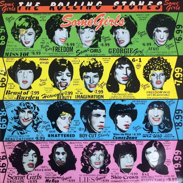THE ROLLING STONES Some Girls Vinyl Record LP Dutch Rolling Stones 1978 Orange Vinyl Uncensored TJ