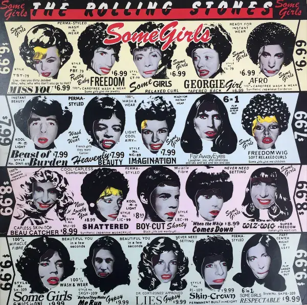 THE ROLLING STONES Some Girls Vinyl Record LP Rolling Stones 1978 UK 1st Withdrawn Inner A3M B3N TJ
