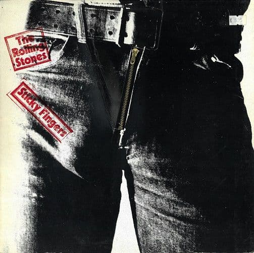 THE ROLLING STONES Sticky Fingers Vinyl Record LP Rolling Stones