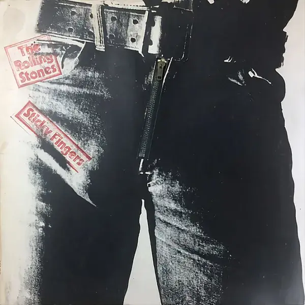 THE ROLLING STONES Sticky Fingers Vinyl Record LP Rolling Stones 1971 UK First Press Small Zip A4/A4
