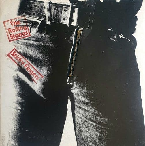 THE ROLLING STONES Sticky Fingers Vinyl Record LP Rolling Stones 1971..
