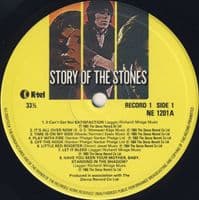 THE ROLLING STONES Story Of The Stones Vinyl Record LP K-Tel 1982