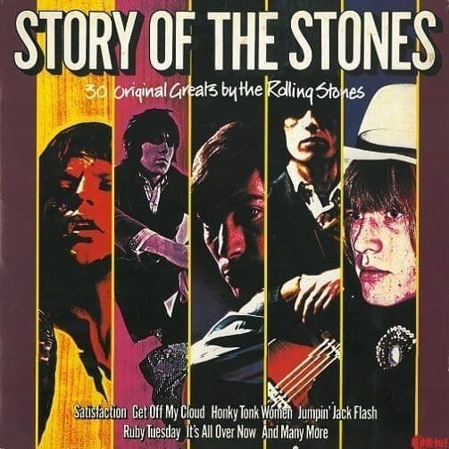 THE ROLLING STONES Story Of The Stones Vinyl Record LP K-Tel 1982