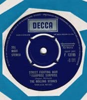 THE ROLLING STONES Street Fighting Man EP Vinyl Record 7 Inch Decca 1971