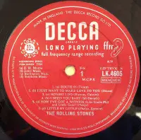 THE ROLLING STONES The Rolling Stones Vinyl Record LP Decca 1964 UK Mono Early Pressing 1A/3A Matrix