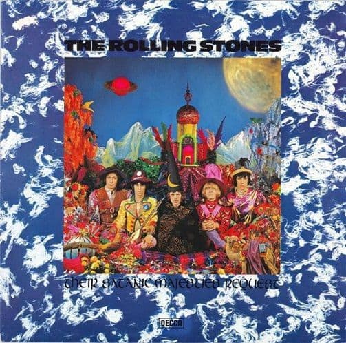 THE ROLLING STONES Their Satanic Majesties Request Vinyl Record LP German Decca