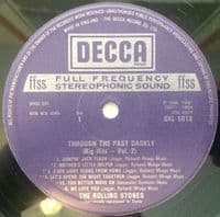 THE ROLLING STONES Through The Past Darkly Vinyl Record LP Decca