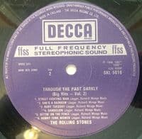 THE ROLLING STONES Through The Past Darkly Vinyl Record LP Decca