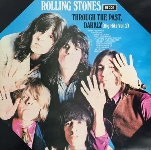THE ROLLING STONES Through The Past Darkly Vinyl Record LP Decca.