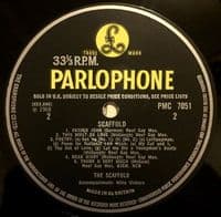 THE SCAFFOLD Live At The Queen Elizabeth Hall Vinyl Record LP Parlophone 1968