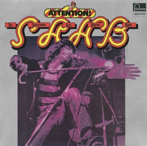 THE SENSATIONAL ALEX HARVEY BAND Attention! Vinyl Record LP German Fontana 1977