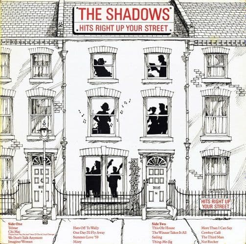 THE SHADOWS Hits Right Up Your Street Vinyl Record LP Polydor 1981