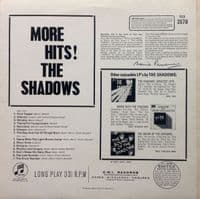 THE SHADOWS More Hits! Vinyl Record LP Columbia