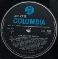 THE SHADOWS More Hits! Vinyl Record LP Columbia 1965