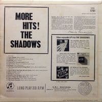 THE SHADOWS More Hits! Vinyl Record LP Columbia 1965