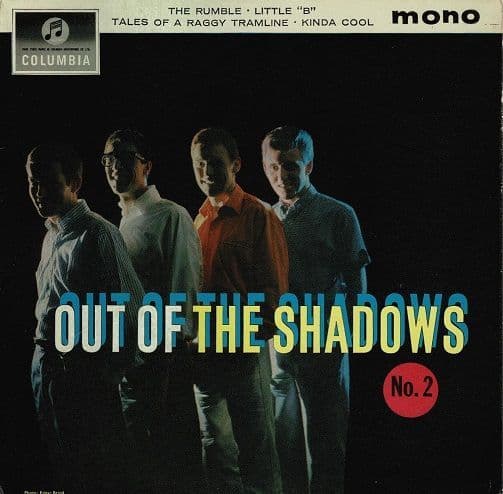THE SHADOWS Out Of The Shadows No. 2 EP Vinyl Record 7 Inch Columbia 1963