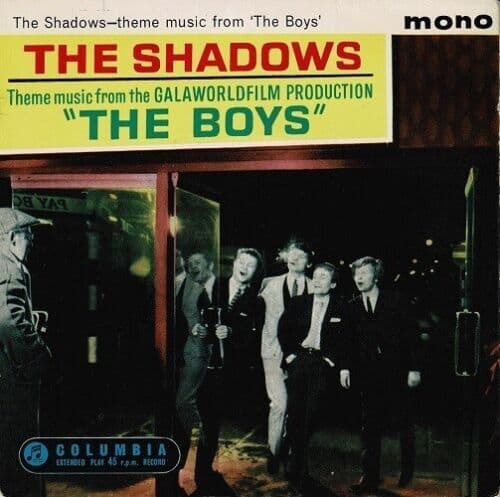 THE SHADOWS The Boys EP Vinyl Record 7 Inch Columbia 1962.