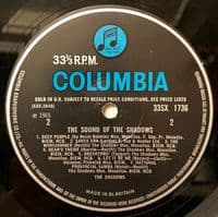 THE SHADOWS The Sound Of The Shadows Vinyl Record LP Columbia 1965