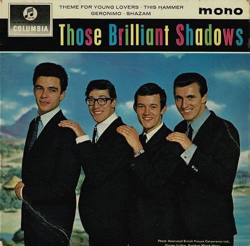 THE SHADOWS Those Brilliant Shadows EP Vinyl Record 7 Inch Columbia 1964.