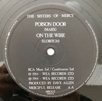 THE SISTERS OF MERCY Walk Away Vinyl Record 12 Inch Merciful Release 1984