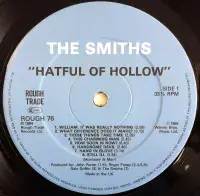 THE SMITHS Hatful Of Hollow Vinyl Record LP Rough Trade 1984 Original UK 1st Aston Clinton Pressing
