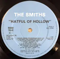 THE SMITHS Hatful Of Hollow Vinyl Record LP Rough Trade 1984 Original UK 1st Aston Clinton Pressing