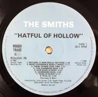 THE SMITHS Hatful Of Hollow Vinyl Record LP Rough Trade 1985 UK Repress Gatefold A1/B3 ROUGH 76