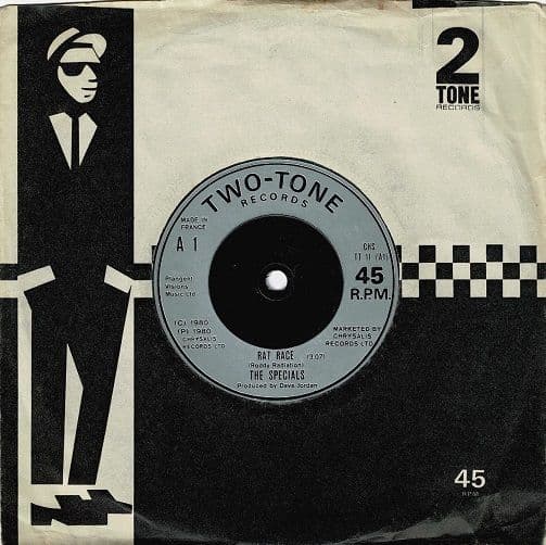 THE SPECIALS (THE SPECIAL AKA) Rat Race Vinyl Record 7 Inch French 2 Tone 1980