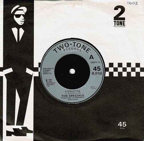 THE SPECIALS (THE SPECIAL AKA) Stereotype Vinyl Record 7 Inch French 2 Tone 1980