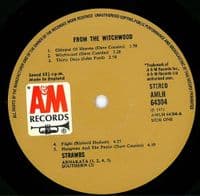 THE STRAWBS From The Witchwood Vinyl Record LP A&M 1971