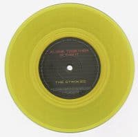 THE STROKES Someday Vinyl Record 7 Inch Rough Trade 2002 Transparent Yellow Vinyl Scarce UK Pressing
