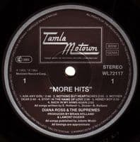 THE SUPREMES More Hits By The Supremes Vinyl Record LP Tamla Motown