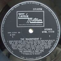 THE SUPREMES & THE FOUR TOPS The Magnificent 7 Vinyl Record LP Tamla Motown 1970