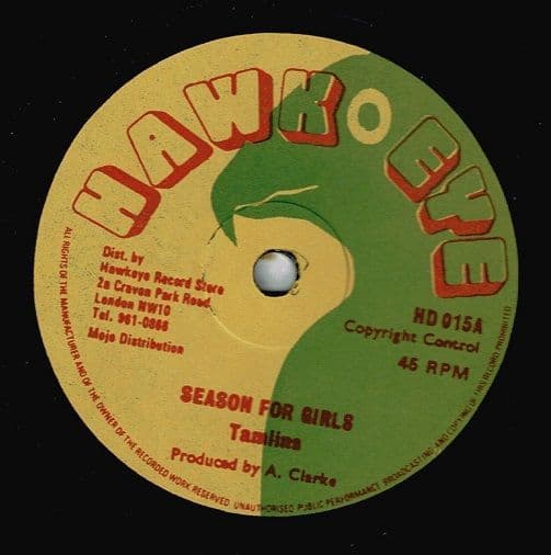 THE TAMLINS Season For Girls Vinyl Record 12 Inch Hawkeye 1979