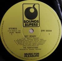THE TEMPTATIONS Get Ready Vinyl Record LP Sounds Superb 1973