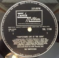 THE TEMPTATIONS Live At The Copa Vinyl Record LP Tamla Motown 1968