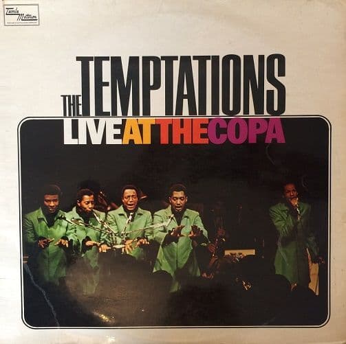 THE TEMPTATIONS Live At The Copa Vinyl Record LP Tamla Motown 1968