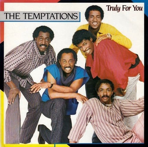 THE TEMPTATIONS Truly For You Vinyl Record LP Motown 1988