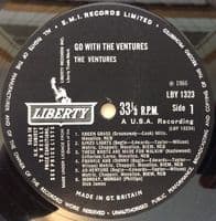 THE VENTURES Go With The Ventures Vinyl Record LP Liberty 1966
