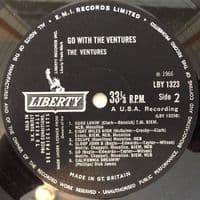 THE VENTURES Go With The Ventures Vinyl Record LP Liberty 1966