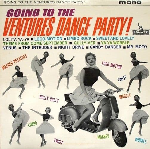 THE VENTURES Going To The Ventures Dance Party! Vinyl Record LP Liberty 1962